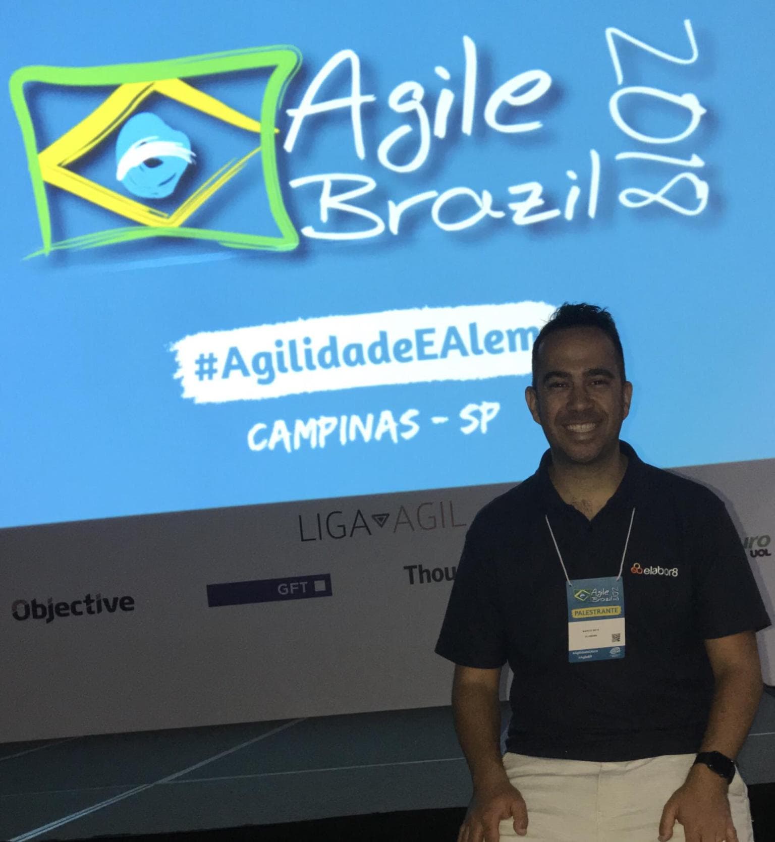 Quem tá no #AgileBR faz barulho aee!!!!